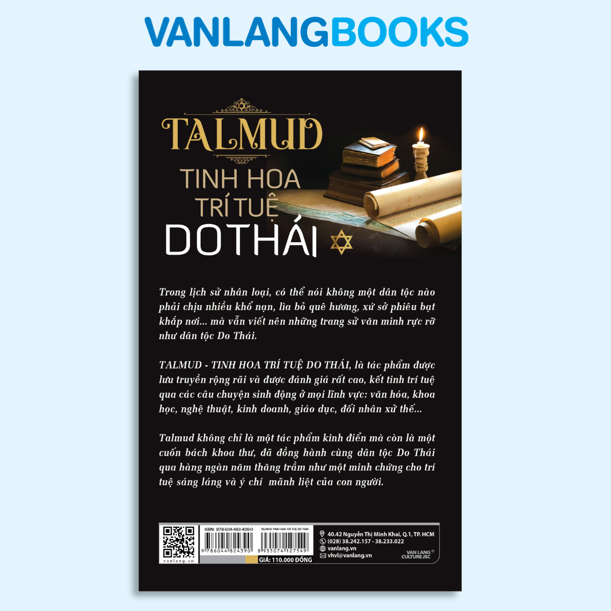 Sách - Talmud Tinh Hoa Trí Tuệ Do Thái-Vanlangbooks