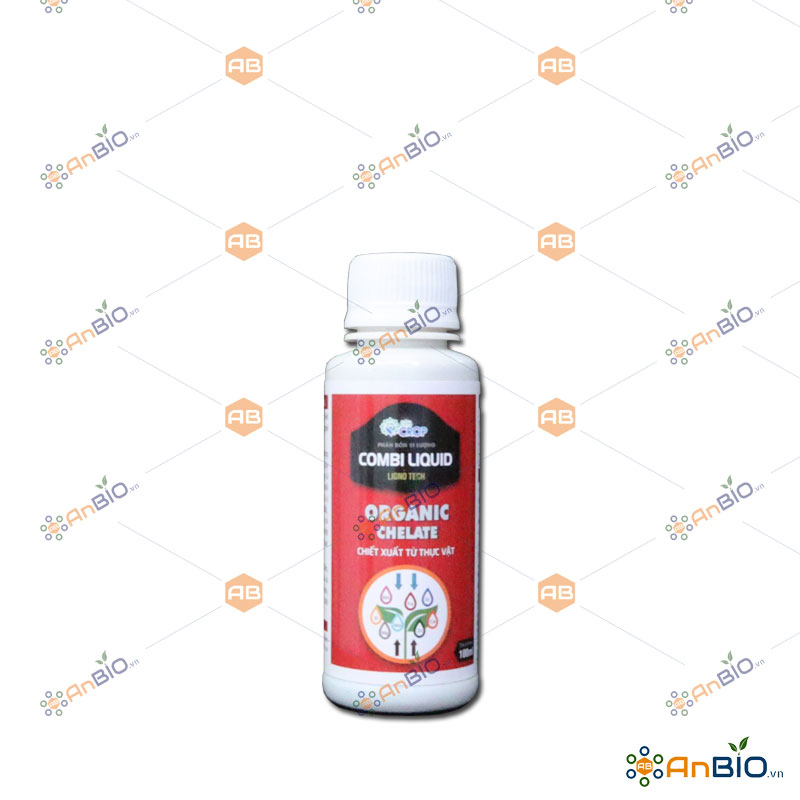 [HCM]PHÂN BÓN VI LƯỢNG COMBI LIQUID - ORGANIC CHELATE Chai 100ml  - A2.1038