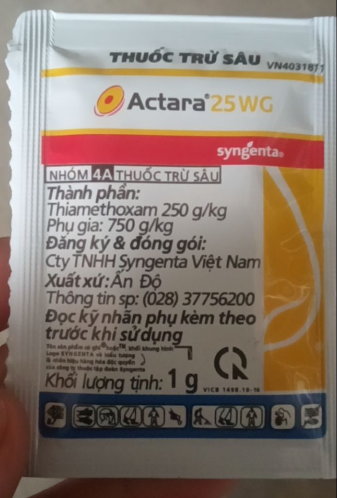 Chế phẩn trừ sâu Actara 25WG (gói 1gr)