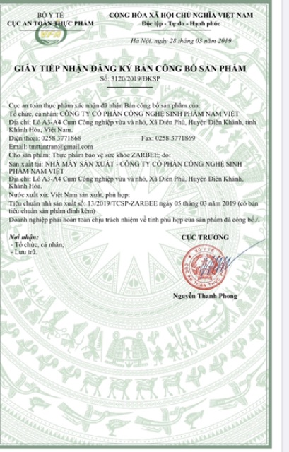 Siro Zarbee's Cho Bé Từ 2 Tháng Tuổi-Zarbee ho
