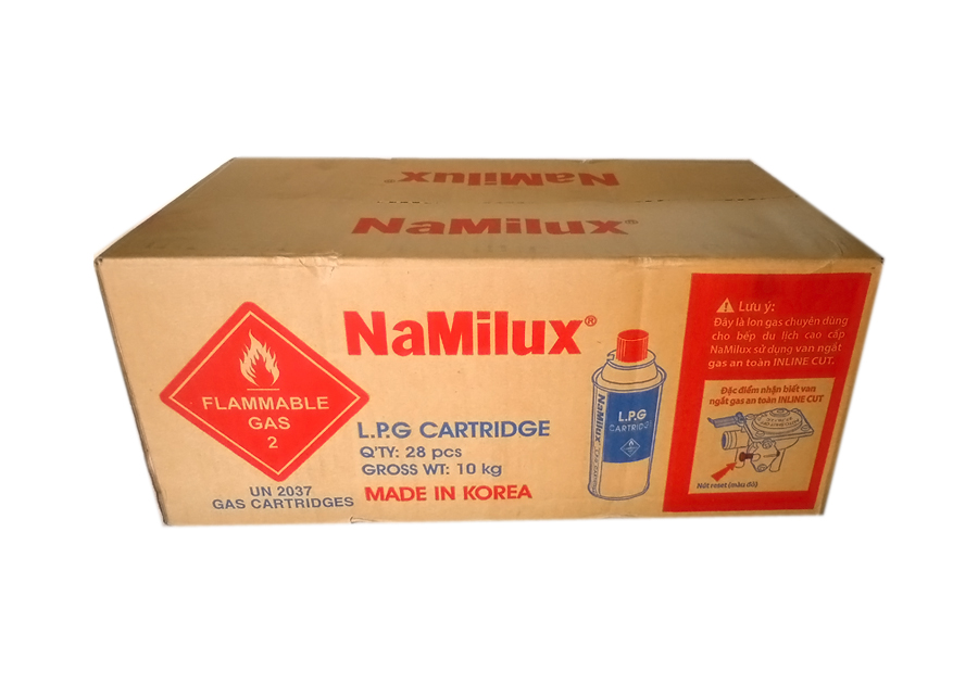 Lon gas Namilux [GIÁ TỐT - CHÍNH HÃNG]