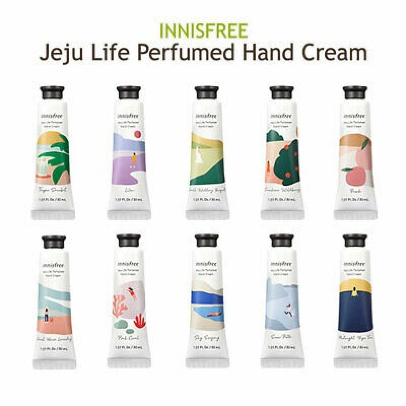 Kem Dưỡng Da Tay Hương Nước Hoa Innisfree Jeju Life Perfumed Hand Cream 30ml nhập khẩu
