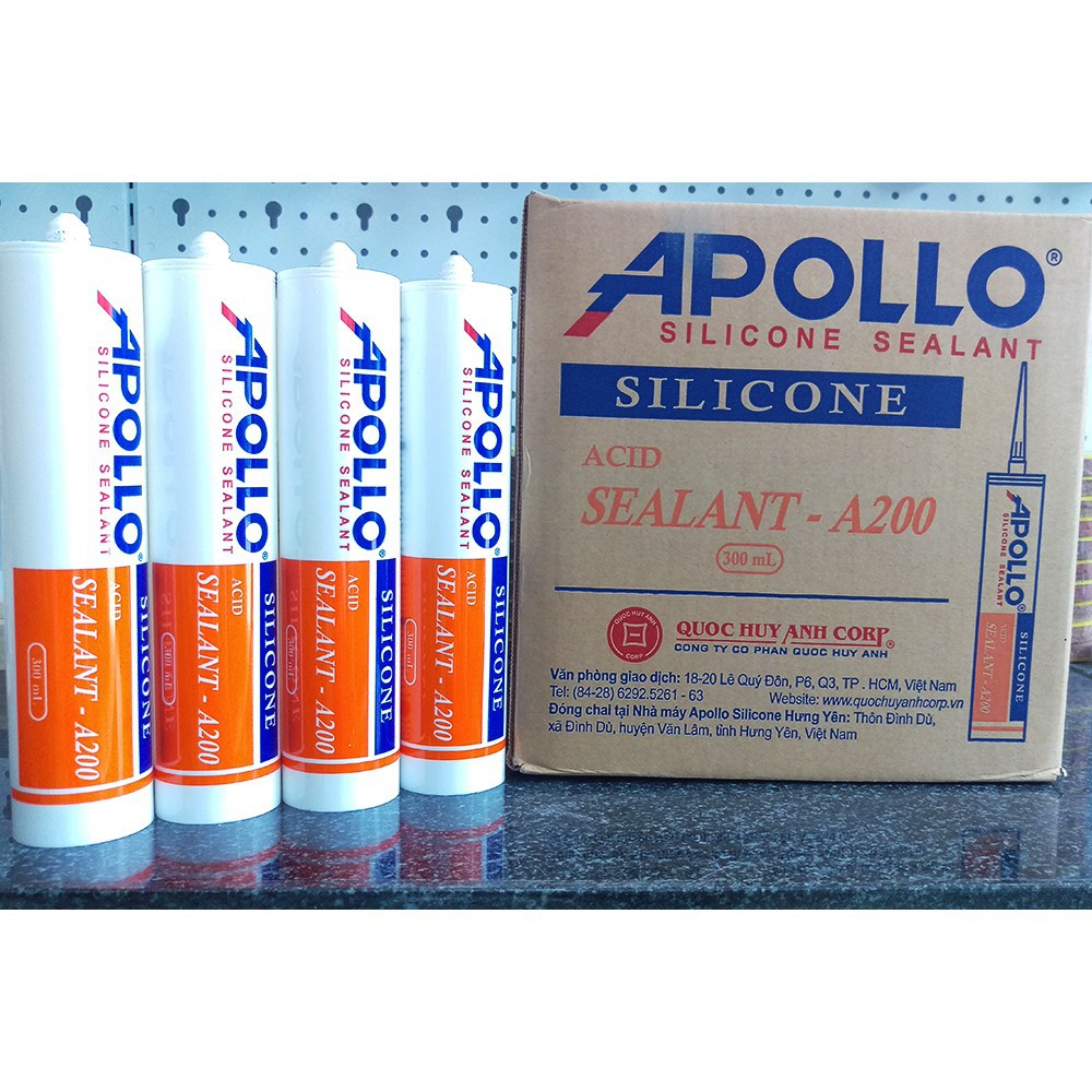 Keo Apollo Apollo A200 White 300ml, Axid