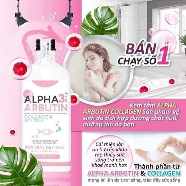 Sữa tắm ALPHA ARBUTIN 3 PLUS+ Thái Lan