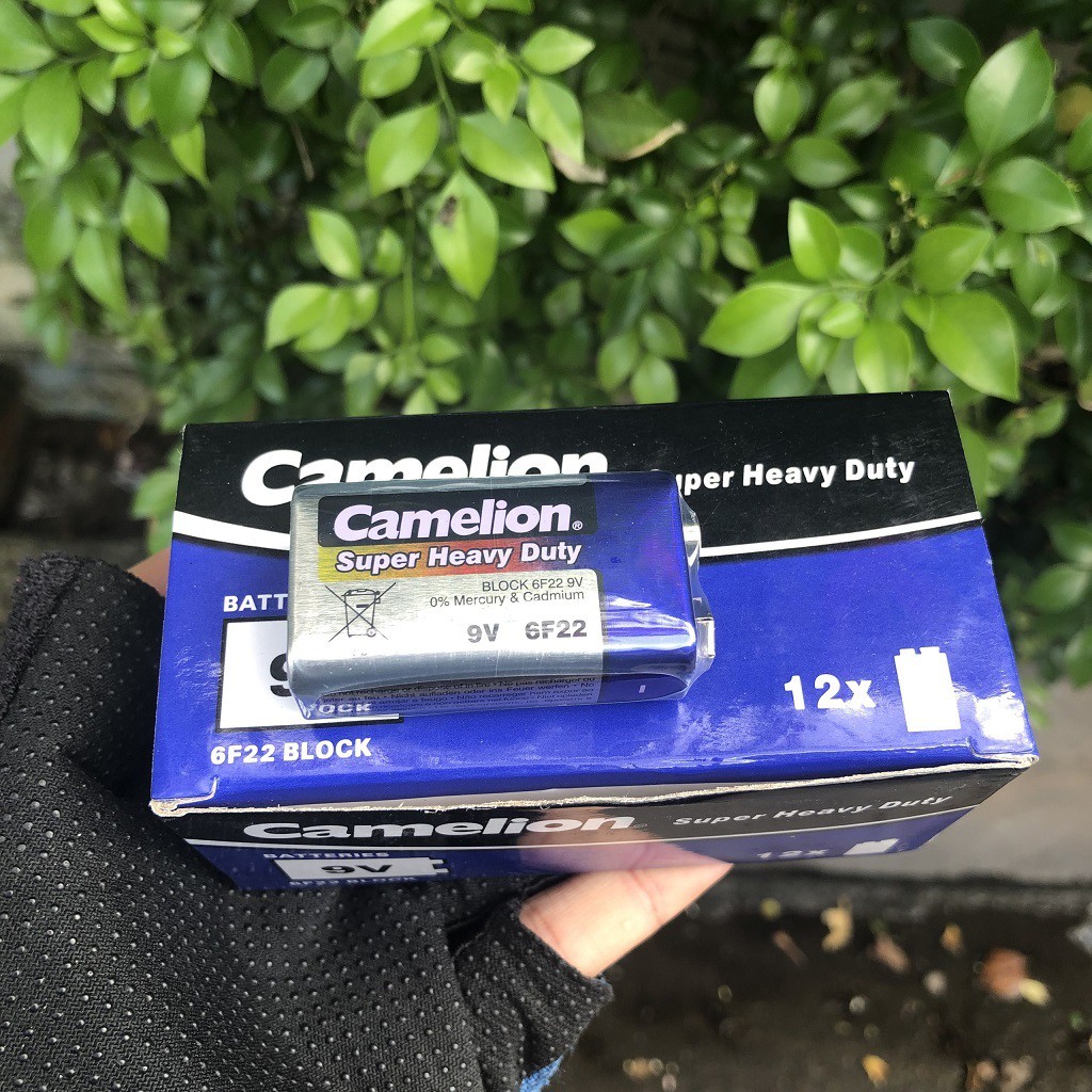 [HCM]Pin 9V Vuông Camelion Hộp 12 Viên
