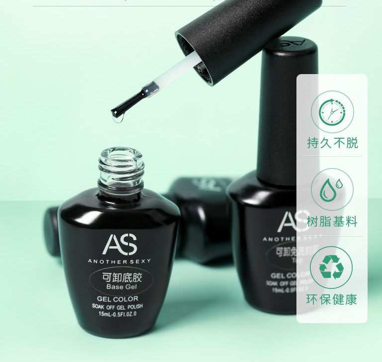 Sơn Gel As  BASE -TOP - TOP MỜ 15ml
