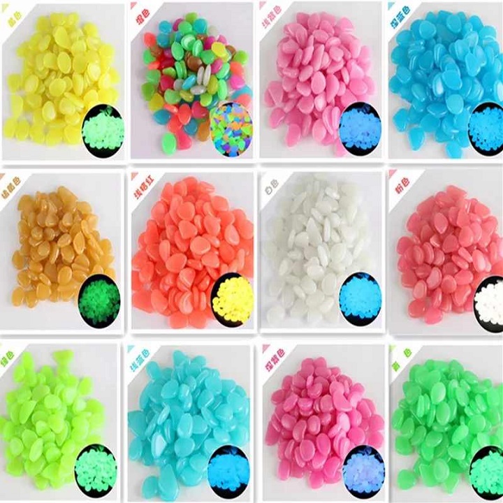ĐÁ CUỘI MỚI PHÁT SÁNG, 100 VIÊN ĐÁ CUỘI TRANG TRÍ