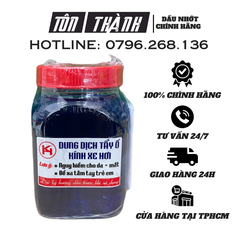 Dung dịch tẩy ố kính, tẩy mốc kính