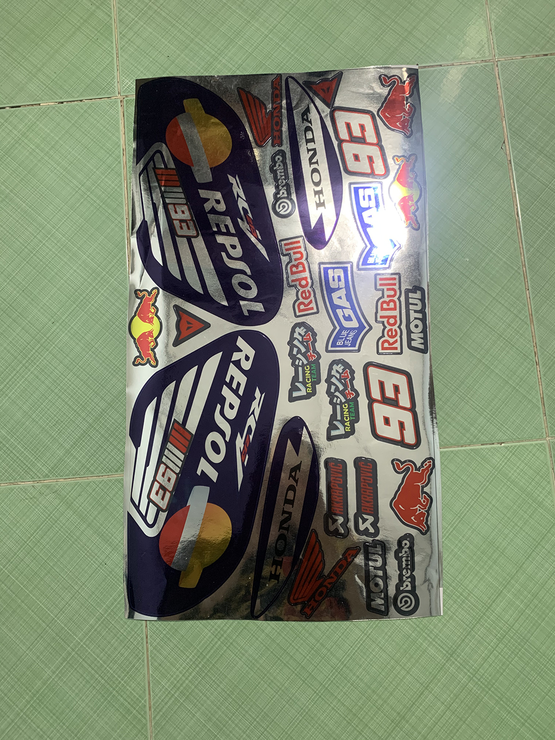 Tem xe cub repsol crom