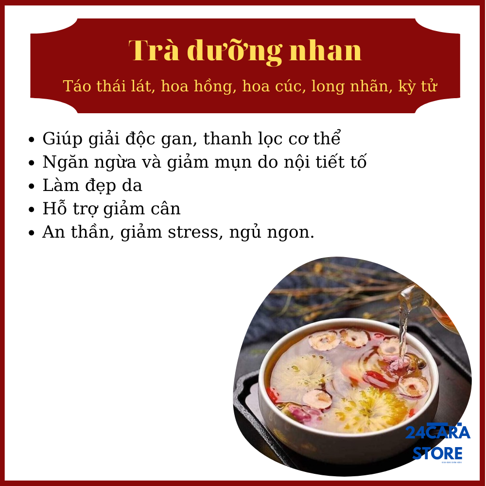 [Dùng thử] trà hoa quả mix 1 gói nhỏ thơm ngon, tốt cho sức khỏe
