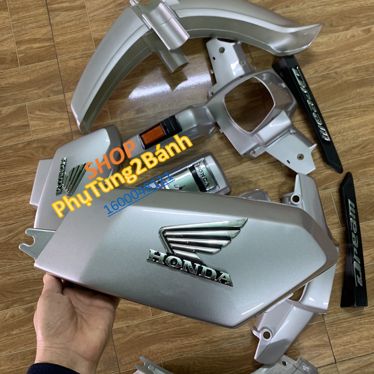 Dàn áo xe DREAM ll  - dream việt - thái  - nhựa trắng  ABS cao cấp LOẠI ĐẸP