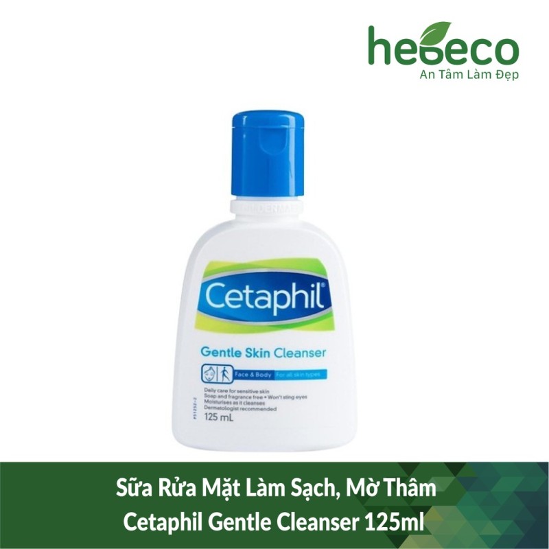 Sữa rửa mặt làm sạch mờ thâm cetaphil gentle cleanser 125ml - canada, cam kết hàng đúng mô tả, chất lượng đảm bảo an toàn đến sức khỏe người sử dụng giá rẻ