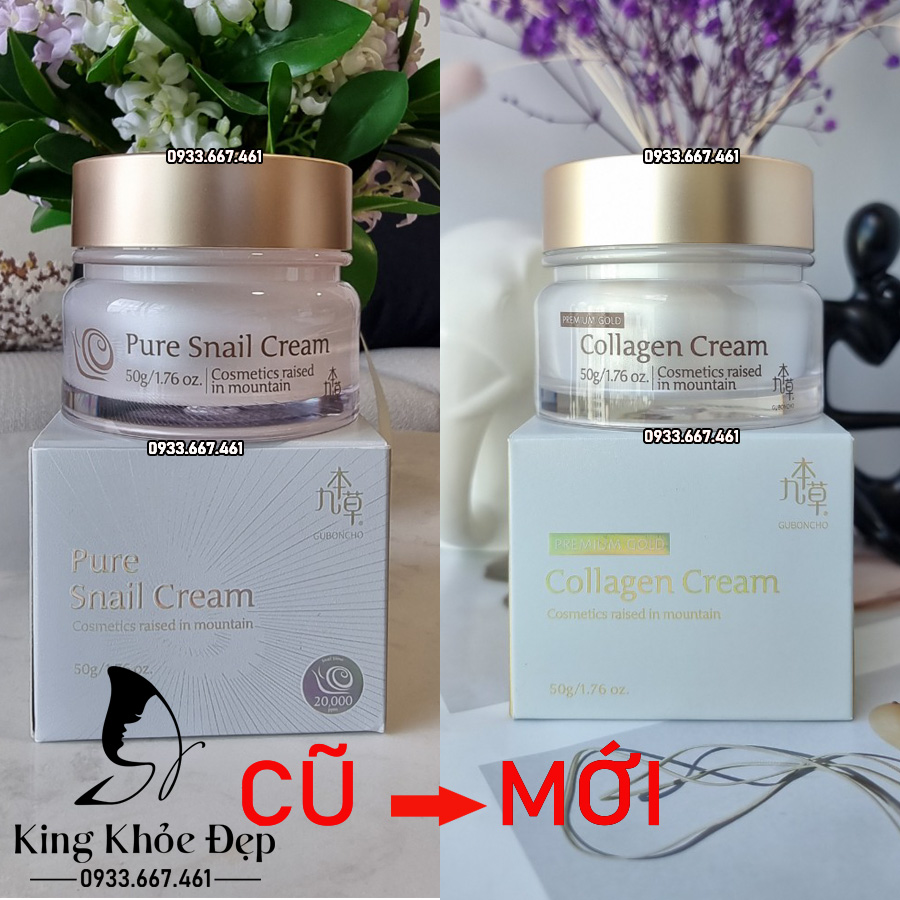 [HCM]Kem Ốc Sên Guboncho Pure Snail Cream