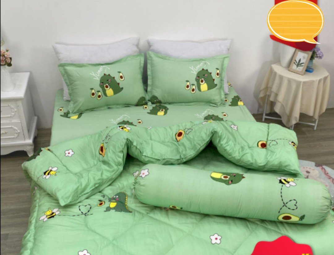 Chăn phao siêu nhẹ cực ấm 1m8x2m mẫu vịt hồng