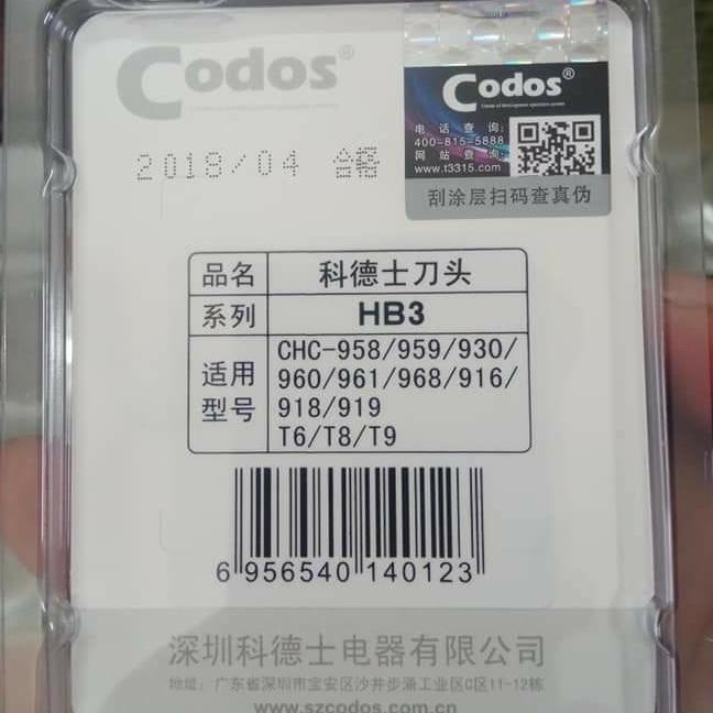 Lưỡi Tông đơ Codos