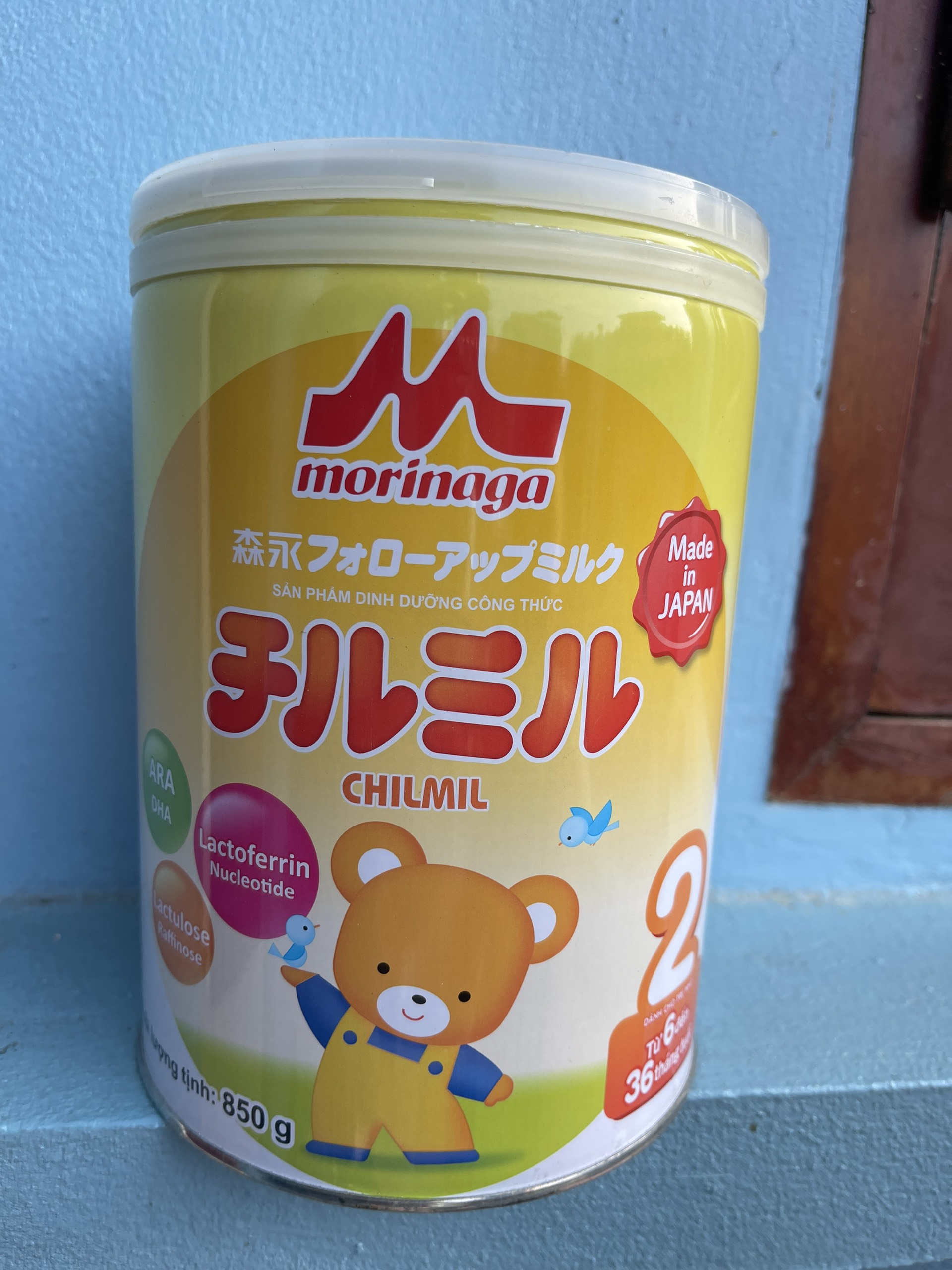 Sữa morinaga số 2 850gr cận date 03/02/2024 vỏ xấu