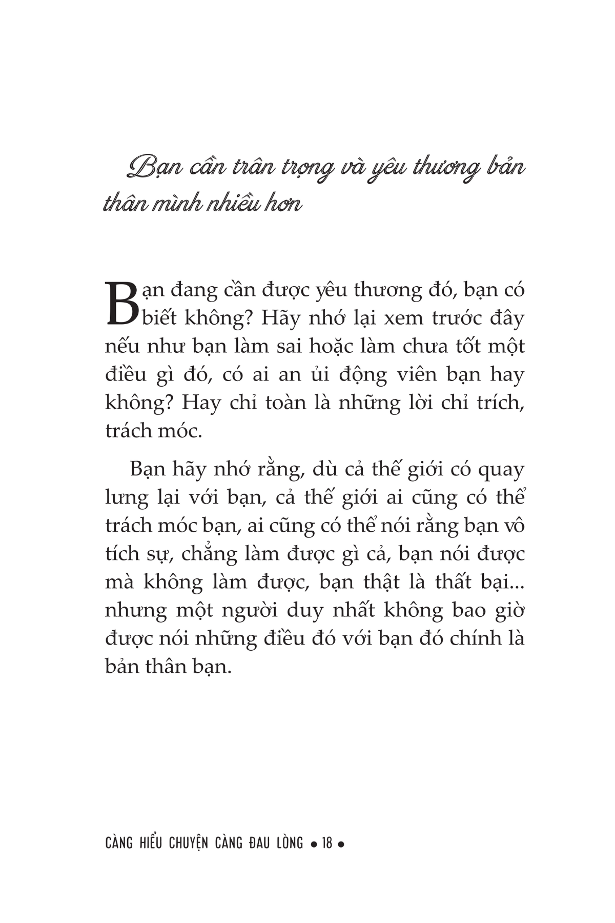 Sách Fahasa - Càng Hiểu Chuyện Càng Đau Lòng