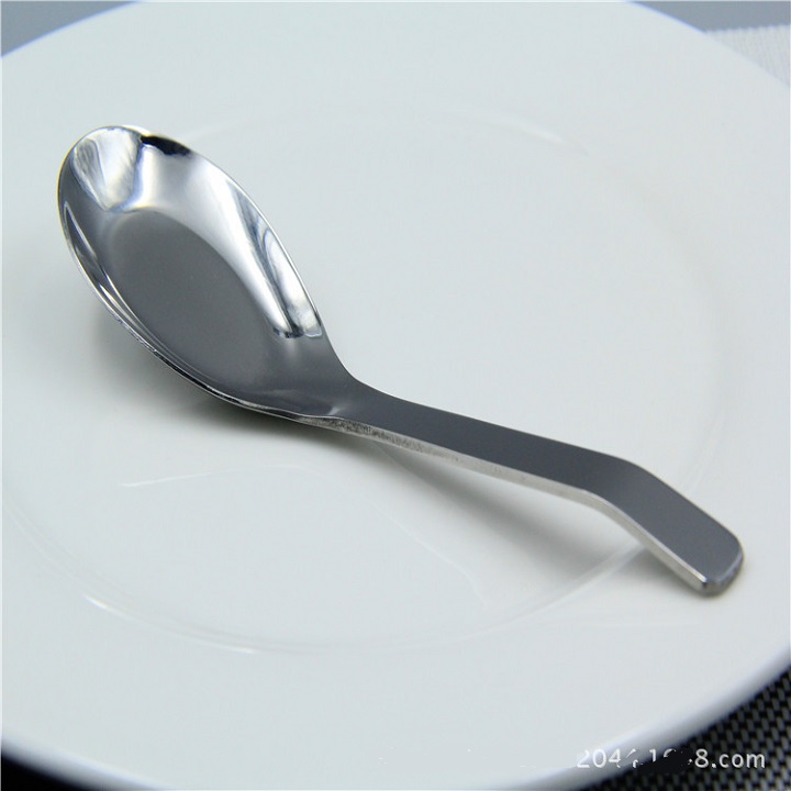 Combo 10 Thìa ăn cơm, phở inox cao cấp dày dặn sáng bóng dài 16.5cm