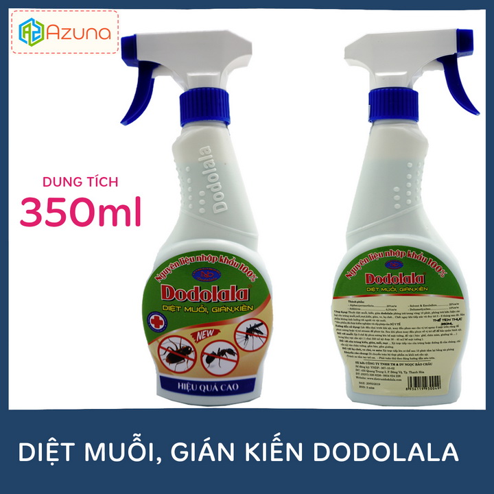Thảo mộc xịt Muỗi Dodolala 350ml- Chính Hãng