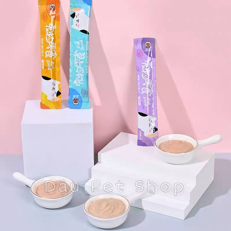 combo 10 súp thưởng Cat Food dành cho mèo