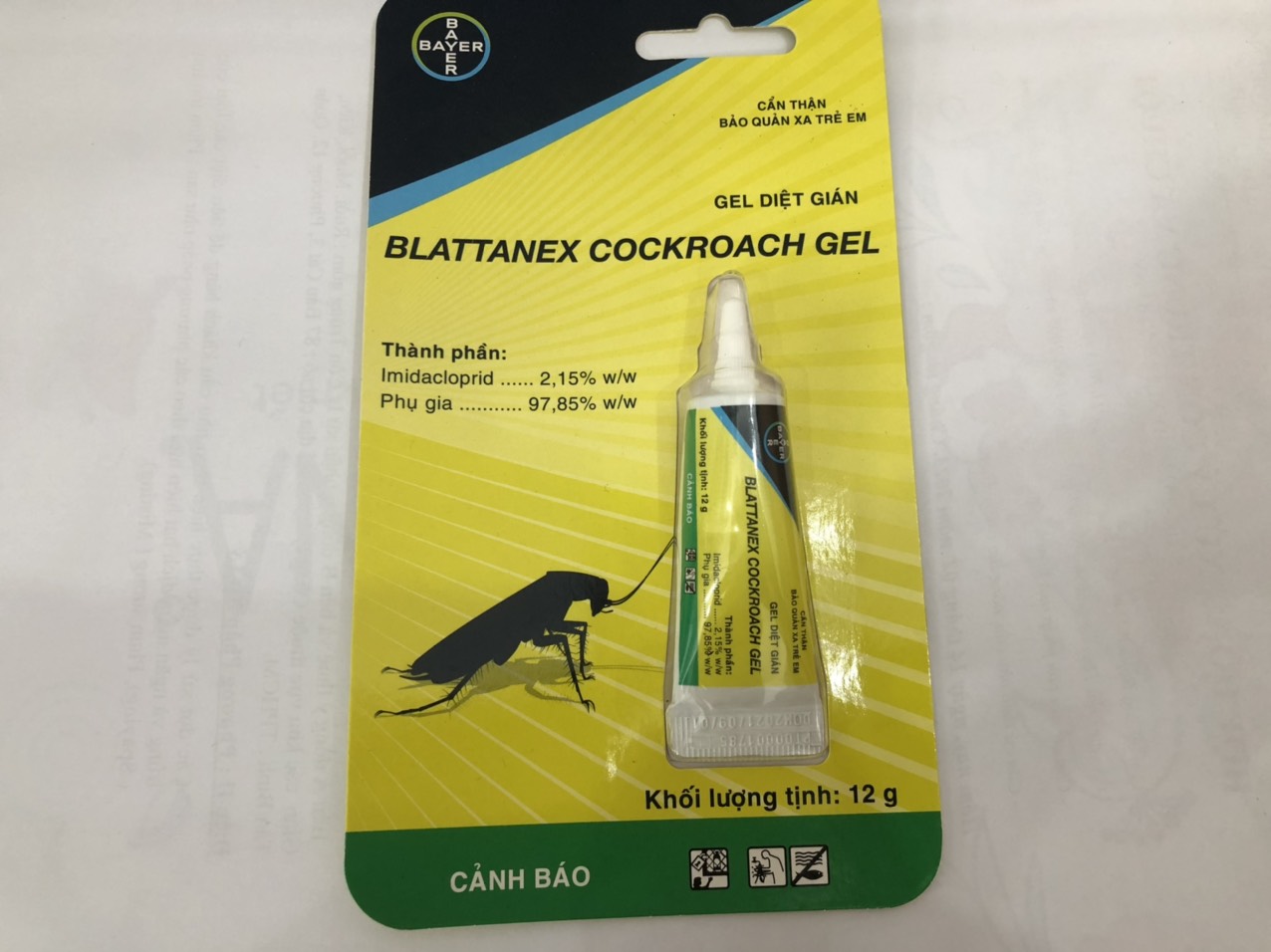 Gel diệt gián đức, gián mỹ Blattanex nhập khẩu từ Bayer (Pháp)