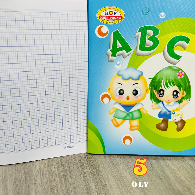 (Lốc 5 Quyển) Tập vở ABC học sinh 200 trang Hiệp Phong (ĐL 70gsm)