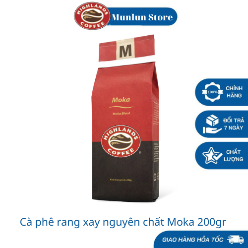BÁO GIÁ Cà Phê Highland Moka | Shopee Lazada Sendo Tiki mới nhất 20 Cà phê rang xay Highlands Coffee Moka 200g - Hàng mới sản xuất