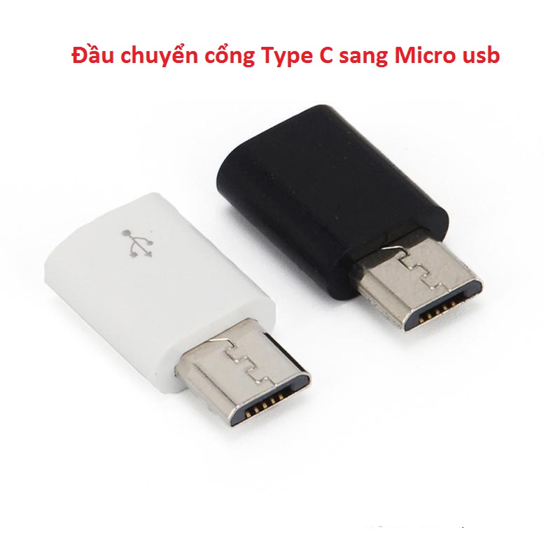 [HCM]Đầu Chuyển Từ Cổng Usb Type C Sang Giắc Cắm Micro USB