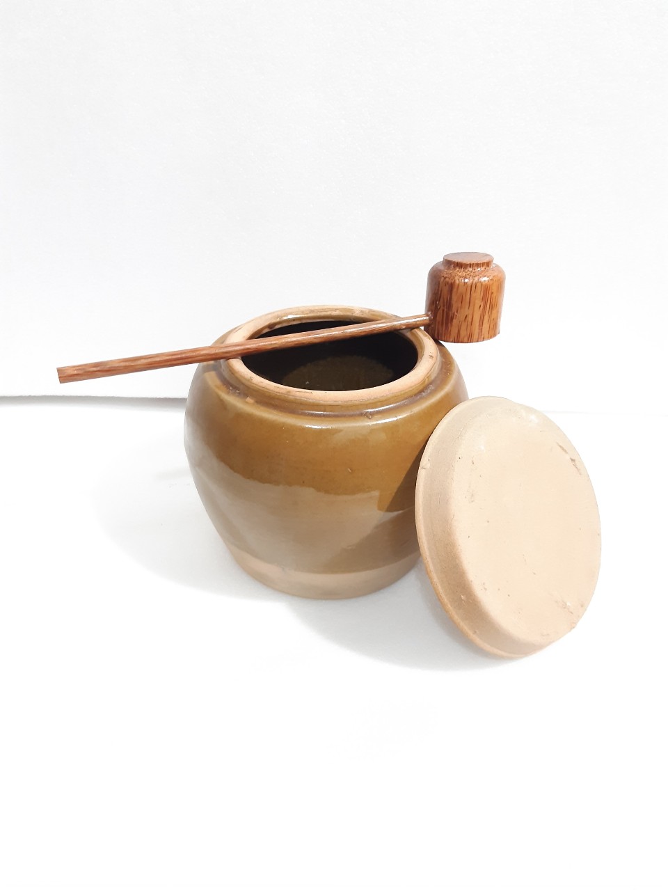 Hủ sành, Khạp mini và gáo dừa múc