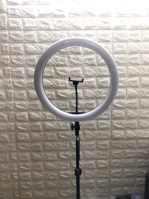 Đèn livestream 26cm kèm chân cao 2m1