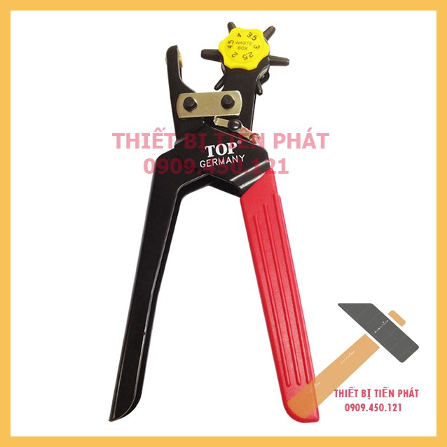 Kềm bấm, kìm bấm lỗ thắt lưng đồng hồ dây nịt túi xách cao cấp top lỗ từ 2mm-4.5mm tap-50109 chính hãng