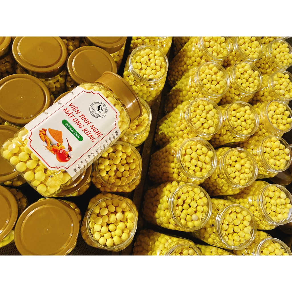 [ Handmade ] Viên Nghệ Mật Ong Hũ 500G