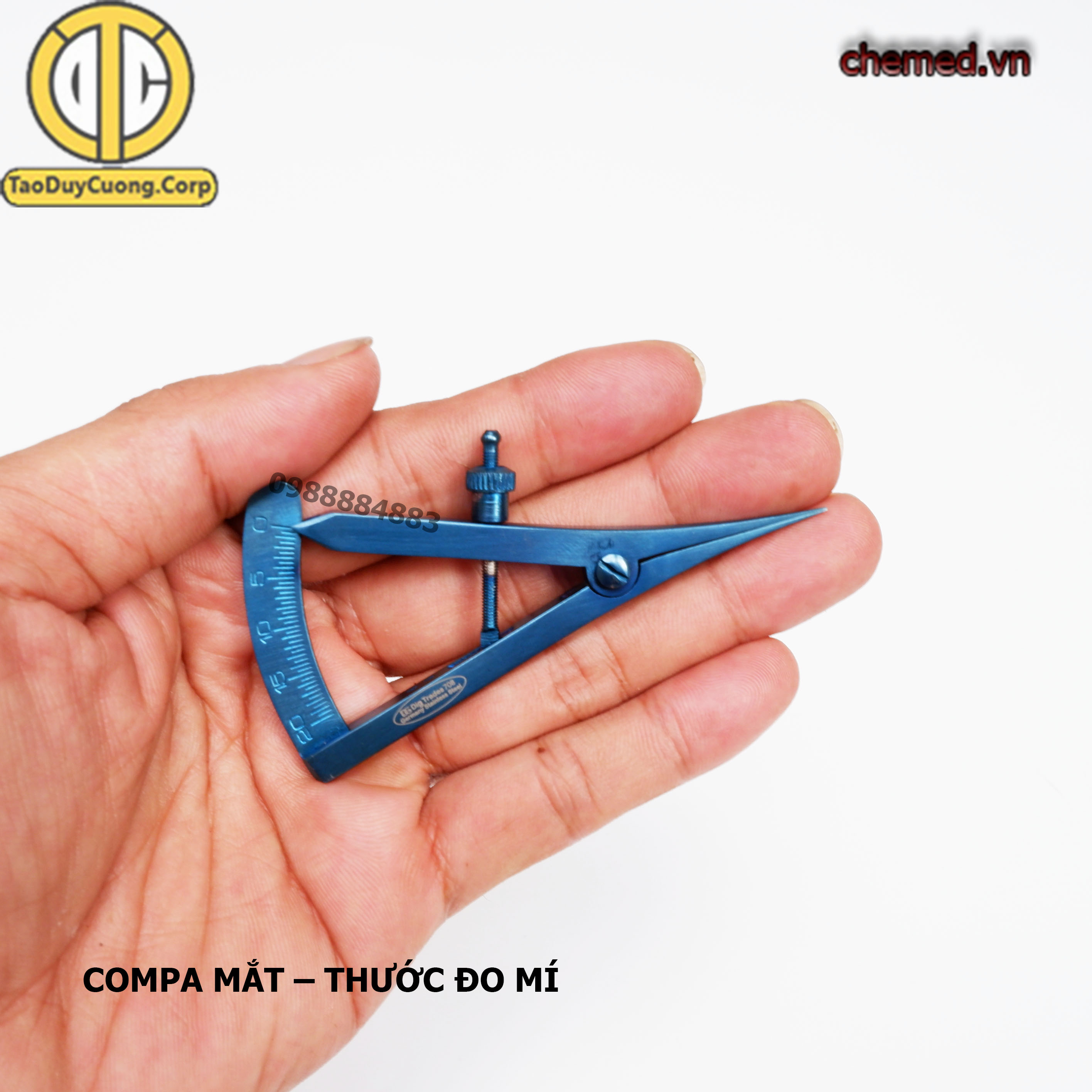Compa mắt - Thước đo mí mắt