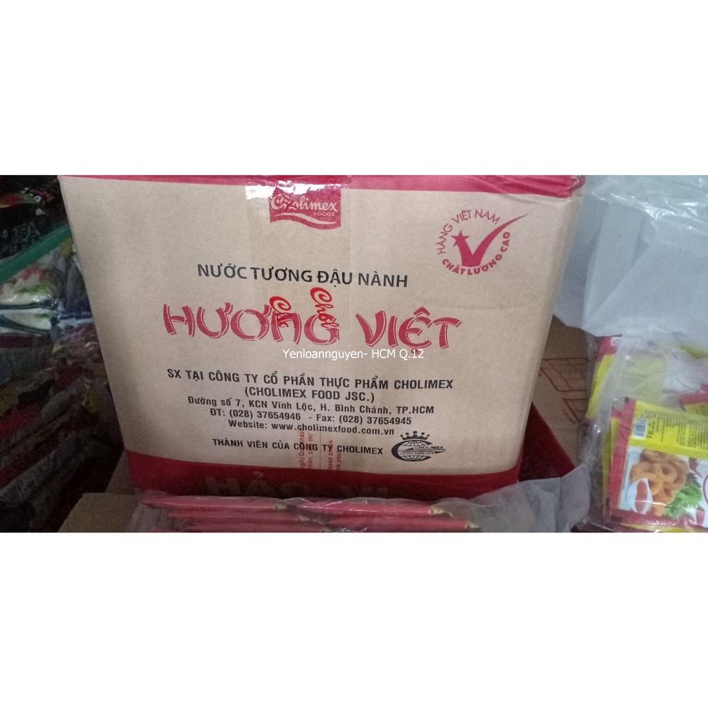 700 gói nước tương Hương Việt 7ml