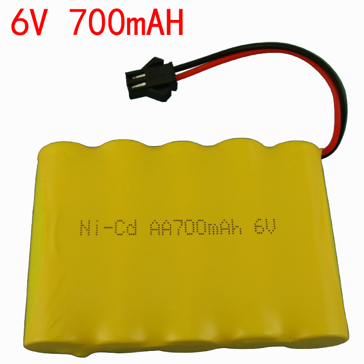 Pin đồ chơi ô tô mô hình điều khiển từ xa 700mAh - 3.6V 4.8V 6V 7.2V - Bộ pin sạc AA niken-cadmium NI-CD, phích cắm SM