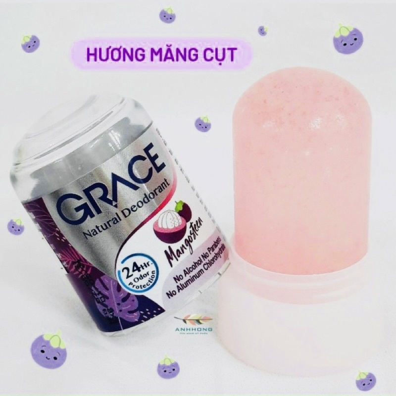 Lăn khử mùi đá khoáng Grace thái lan 50gam
