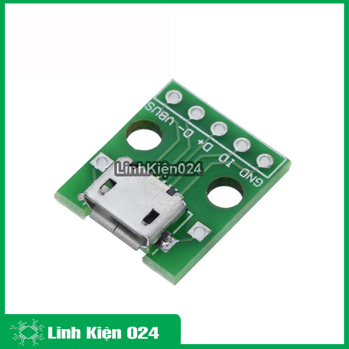 Bo chuyển micro USB-5P to 2.54mil DIP