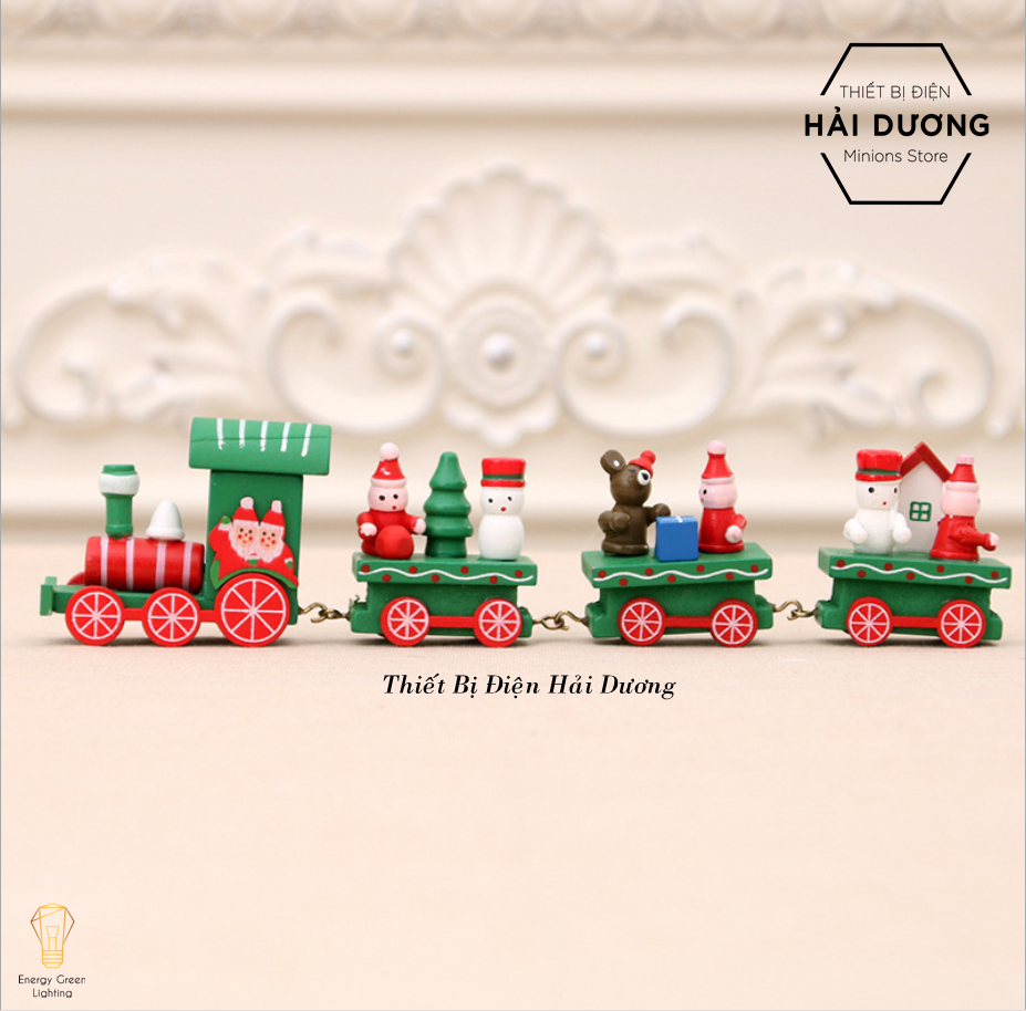 [Quà Tặng Giáng Sinh] Tàu Lửa Tàu Hỏa Trang Trí Giáng Sinh Cao Cấp - Quà Tặng giáng sinh Ý Nghĩa - 3 Mẫu