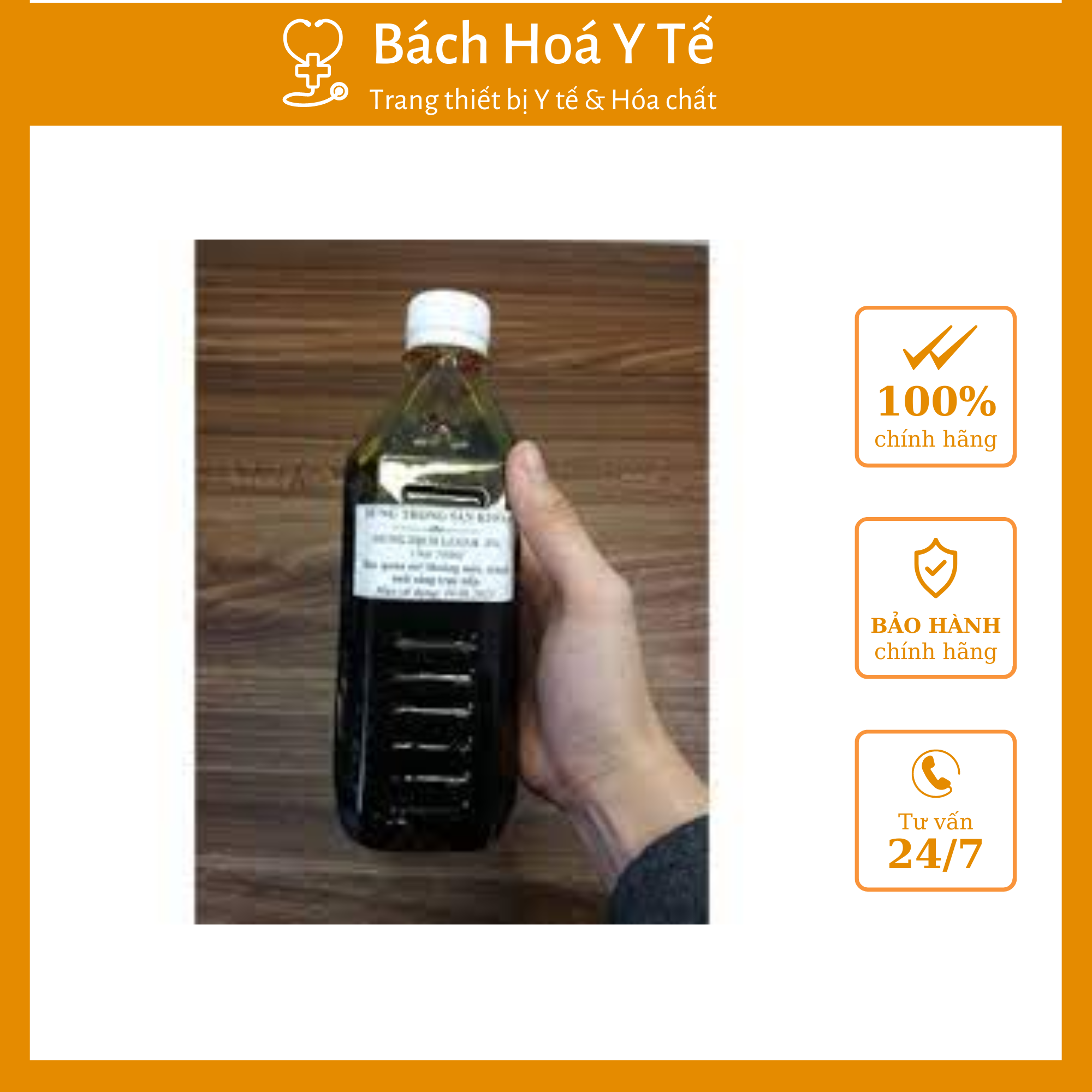 Dung dịch khử trùng Lugol 5%, Chai/500ml