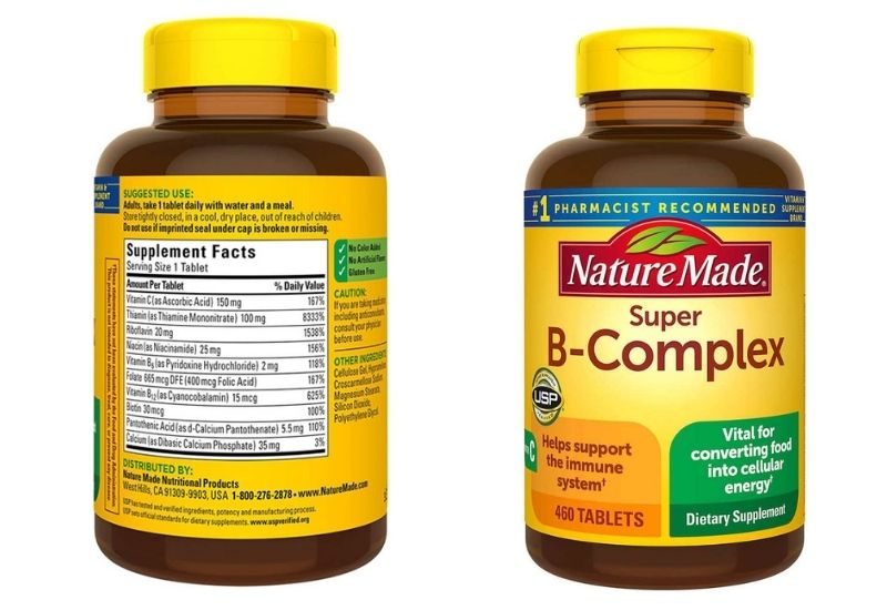 Vitamin B của Nature Made Super B-Complex 460 viên