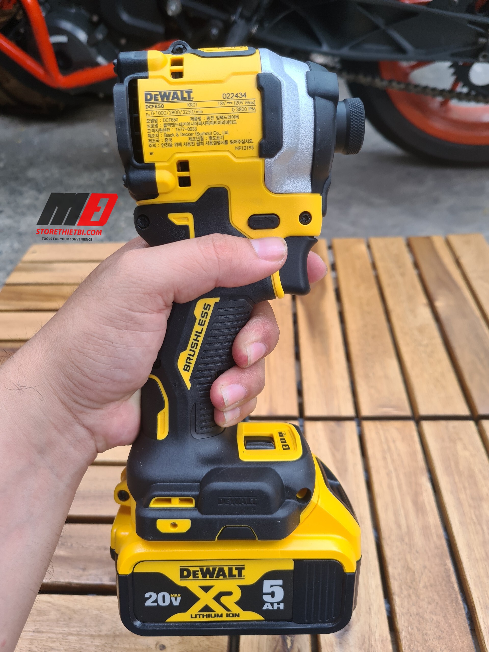 DCF850N Thân máy siết vít dùng pin Dewalt (Chính hãng BH 3 năm)