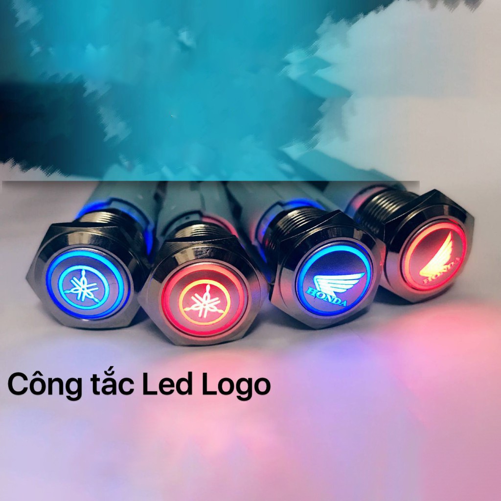 CÔNG TẮC LED LOGO ( HONDA YAMAHAMONTERPOWER) TẶNG KÈM JACK CẮM