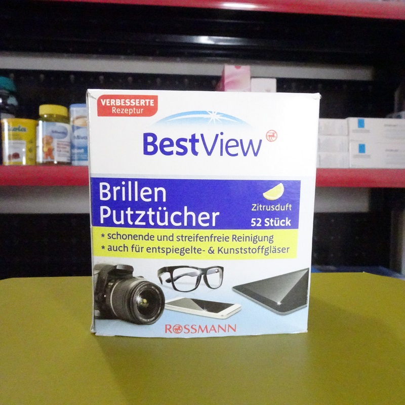 [ HÀNG ĐỨC ] Giấy lau kính đa năng Best View 52 miếng