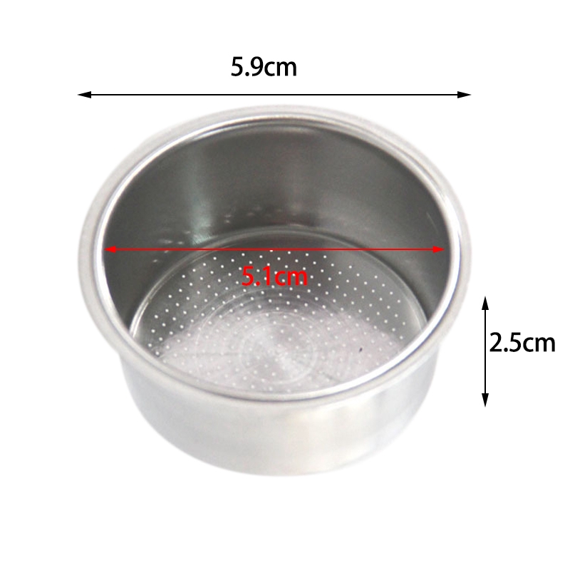 Cốc lọc cà phê rổ lọc 51mm cho máy pha cà phê