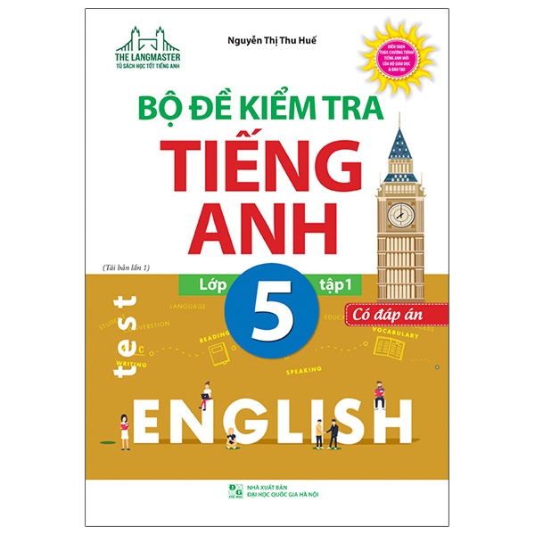 Fahasa - bộ đề kiểm tra tiếng anh lớp 5 - tập 1