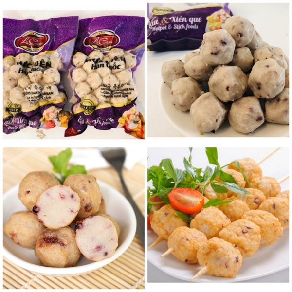 Mực viên hàn quốc lc 500g