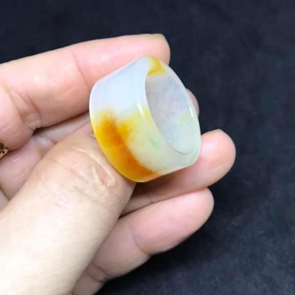 [HCM]NHẪN CÀN LONG NGỌC CẨM THẠCH TỨ QUÝ