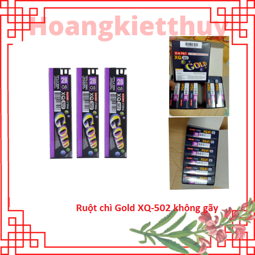 Ruột chì đen không gãy XQ502 2b-0.5mm dùng cho bút chì bấm
