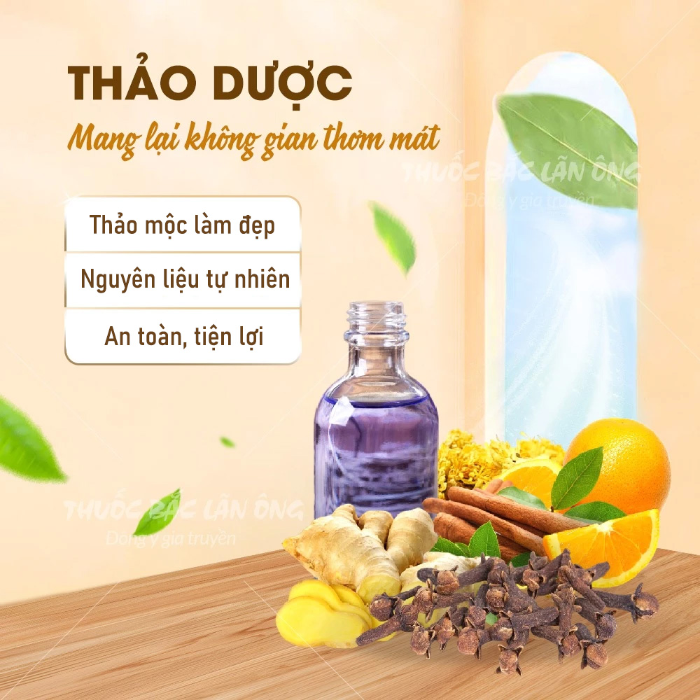 Bột Tỏa Hương Cơ Thể 500g (Bột Huân Thảo/Cảo Bản/Bạch Chỉ)
