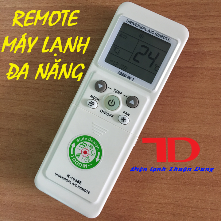 Remote, điều khiển đa năng dành cho máy lạnh CHUNGHOP K-1038E - Điện Lạnh Thuận Dung